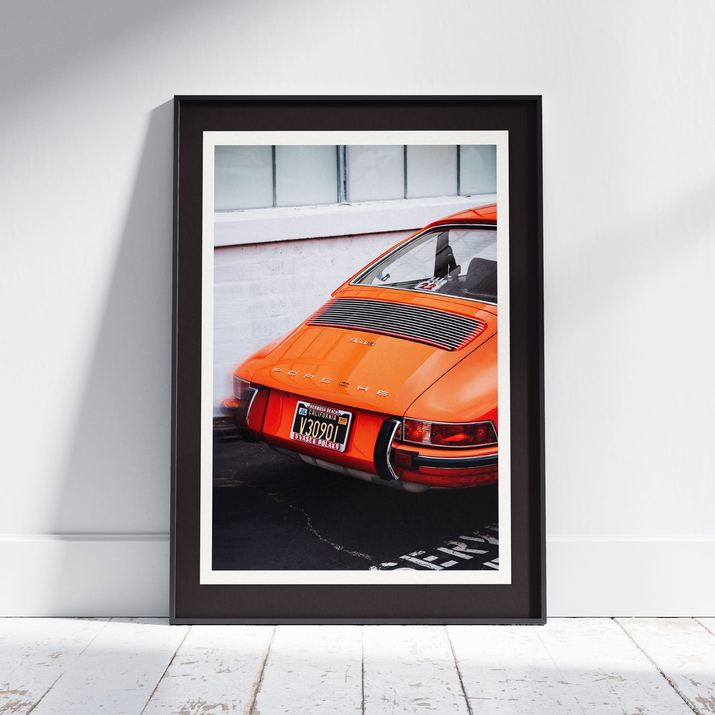 ORANGE PORSCHE 911S TRIPTYCH