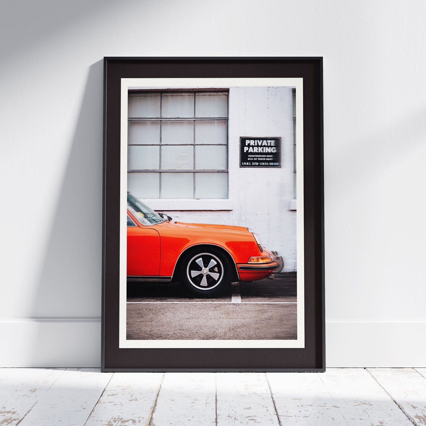 ORANGE PORSCHE 911S TRIPTYCH